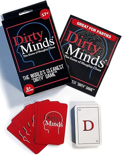 EXCITING Dirty Minds Card Game for Adults, Party Game for Couples Date Night and Bachelorette Parties
