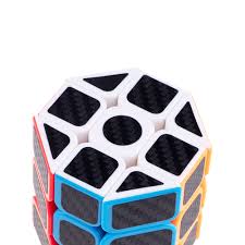PRO LEVEL Octagonal Barrel High Speed Cube Magic Cube (Barrel Cube) Gift Set Fidget Cube Stress Relief Fidget Toy Travel Games, for Adults and Kids