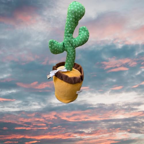 INTERESTING Talking Dancing Cactus with Music, Multiple Songs Plush Toys for Kids, Christmas Birthday Gifts for Girls Boys