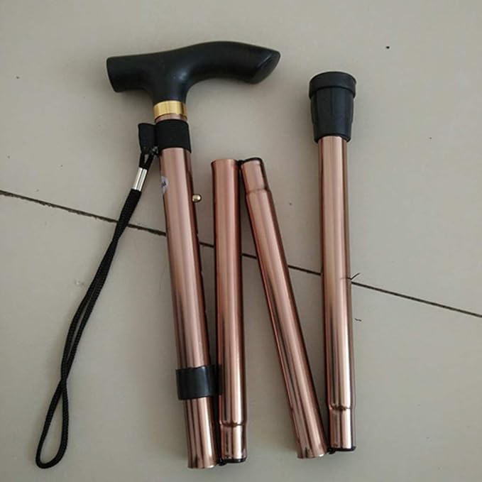 PREMIUM Foldable Walking Stick Booster Ultralight Trekking Pole Telescopic Walking Stick Outdoor Travel Aluminum Crutches Parent's Gift