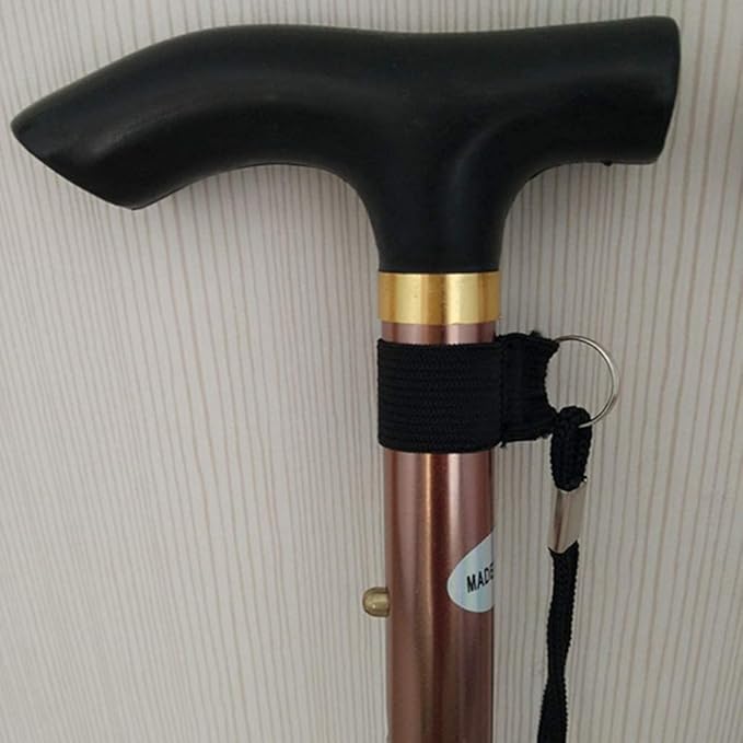 PREMIUM Foldable Walking Stick Booster Ultralight Trekking Pole Telescopic Walking Stick Outdoor Travel Aluminum Crutches Parent's Gift