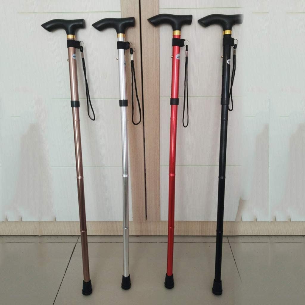 PREMIUM Foldable Walking Stick Booster Ultralight Trekking Pole Telescopic Walking Stick Outdoor Travel Aluminum Crutches Parent's Gift