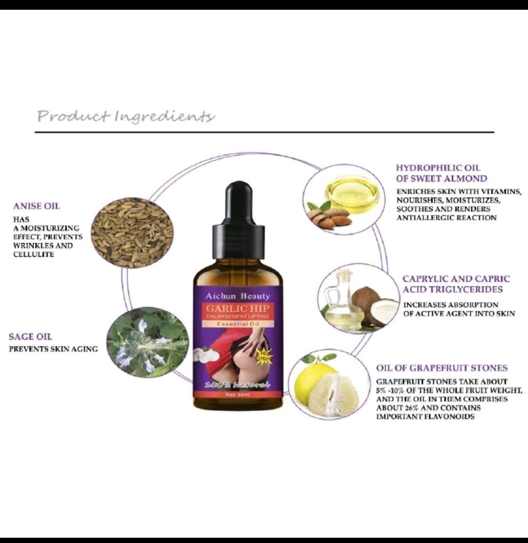 Garlic hip enlargement oil view 5