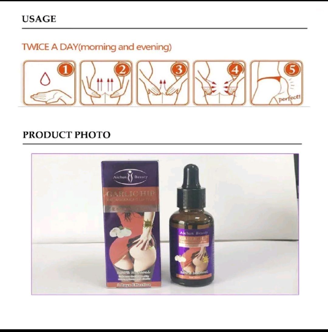 Garlic hip enlargement oil view 6