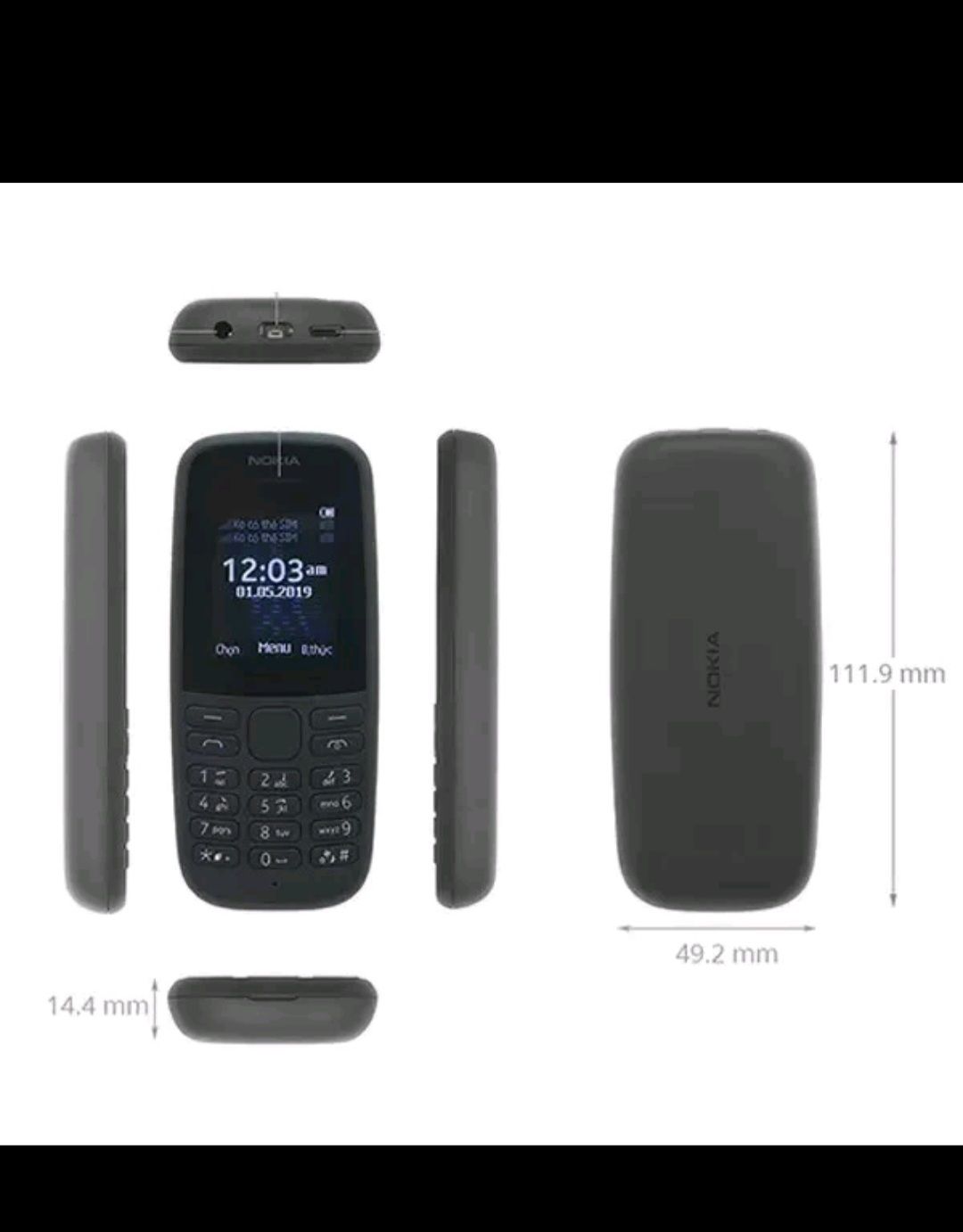 [NEW ARRIVAL!!]Nokia 105 4G Original Nokia Phone 800 mAh Battery 1.77`` Dual SIM Cards Unlocked Cheap Durable Brand New Phone Classic Feature phone kabambe/ Featured phone katululu