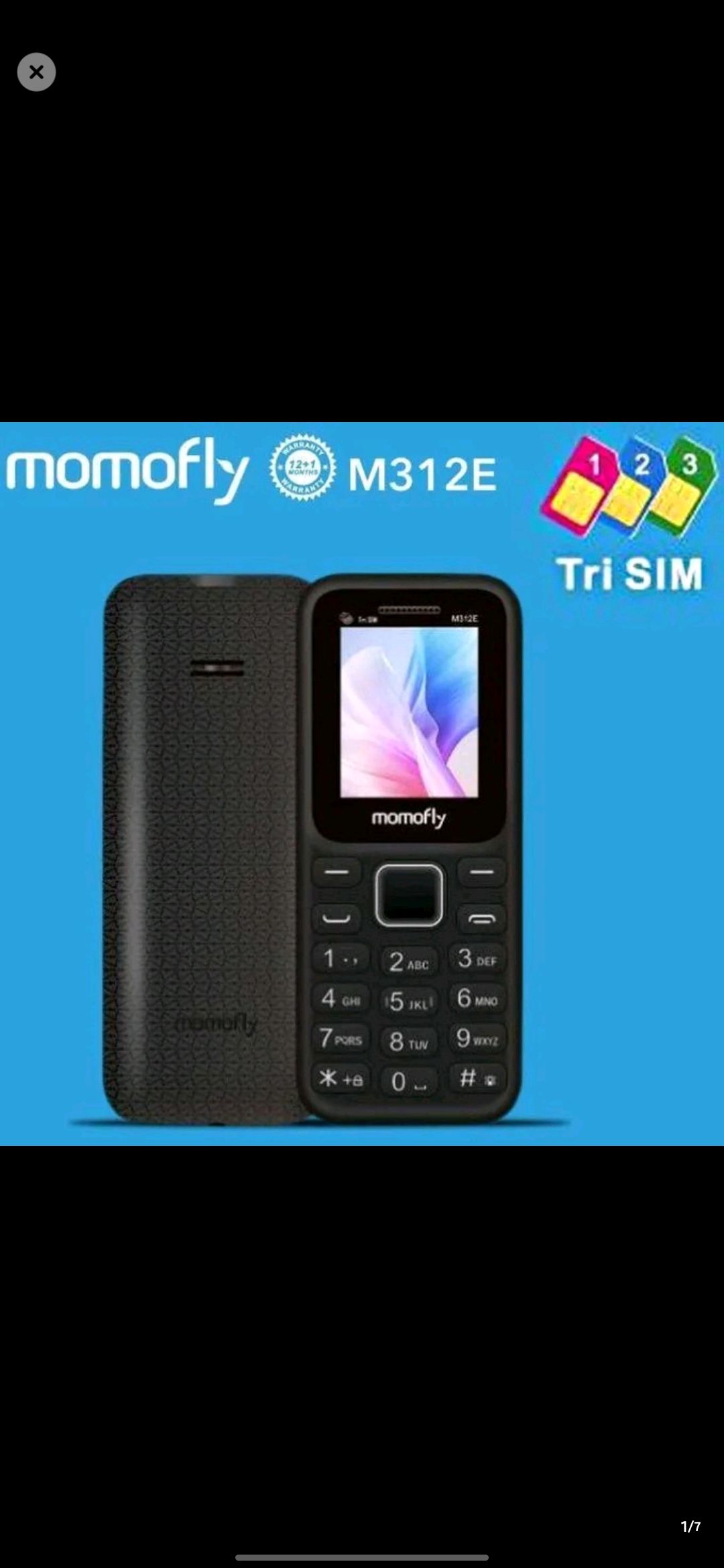 [ NEW ARRIVAL ] momofly M312E 32 MB RAM featured phone Triple SIM Regular 5C Battery, 1.77" display with BT connectivity featured phones