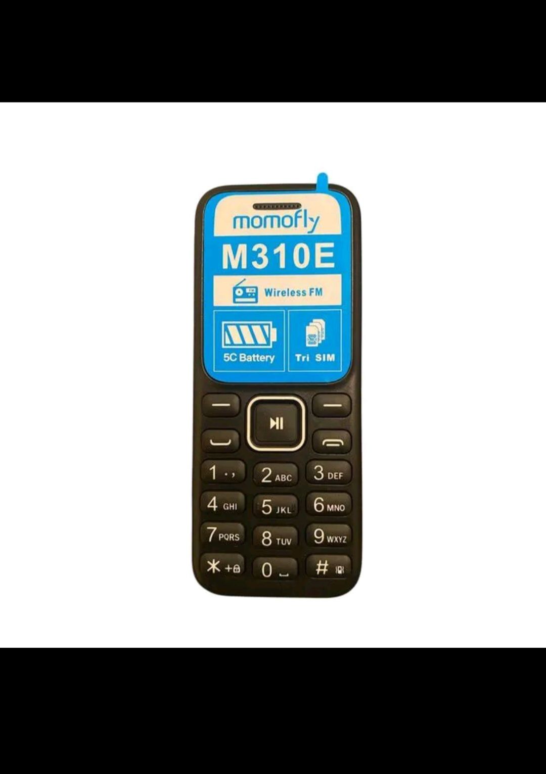(SPECIAL  OFFERS) Momofly M310E 32 MB RAM featured phone Triple SIM Regular 5C Battery, 1.77" display with BT connectivity featured phones