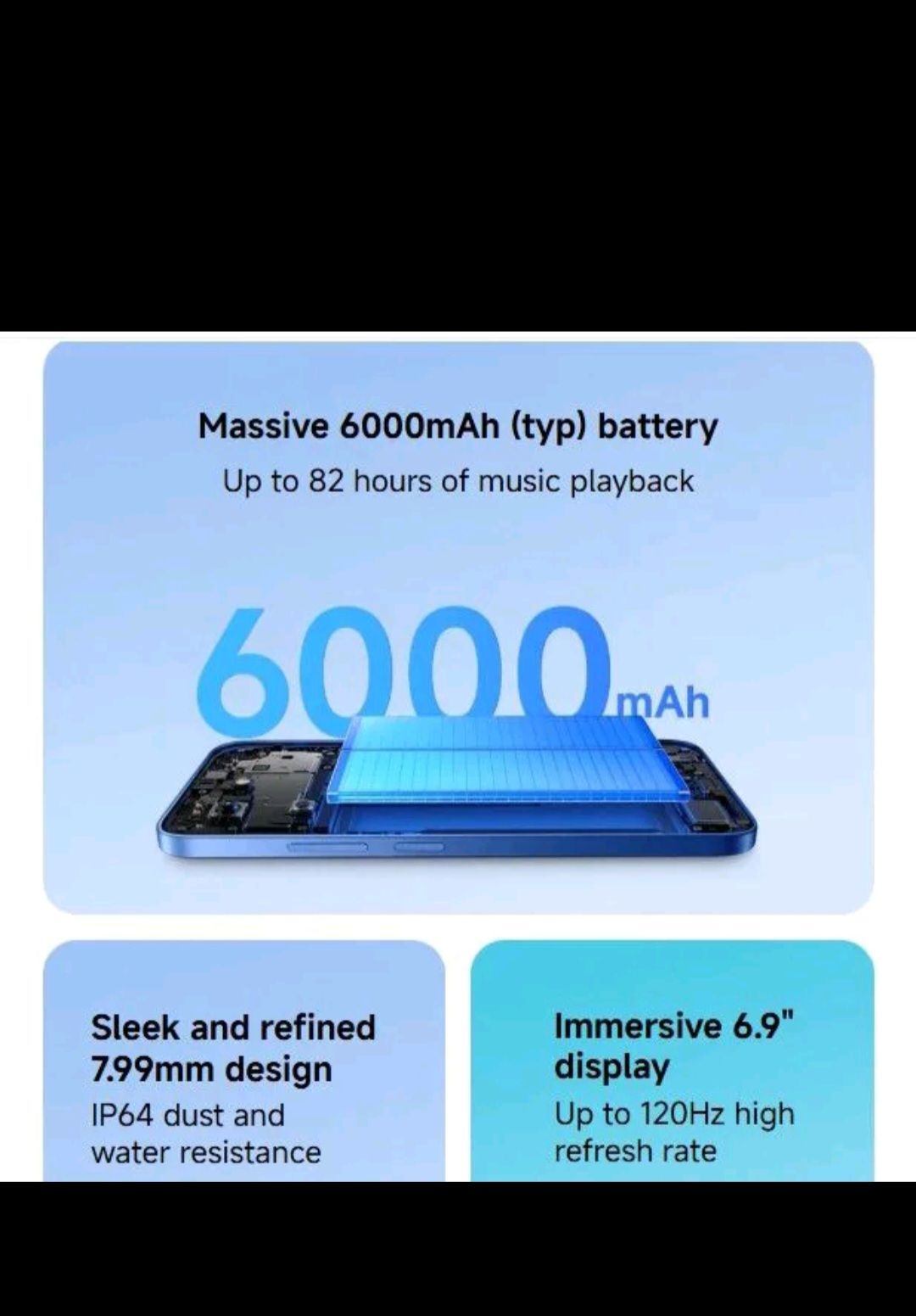 REDMI 15C 128GB Storage Upto 8(4+4)GB Ram 6.9'' FHD Immersive Display 50MP Main Cam +8MP front 6000mAh 33W Fast Charger Xiaomi Hyper OS Side Fingerprint Smartphone smart phones