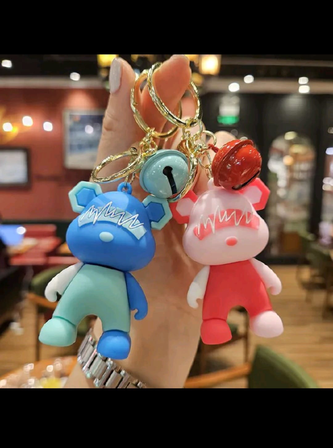 New Cartoon Keychain Keys Creative Rainbow Horse Car Key Ring Charm Women Bag Pendant Keyfob Holder Kids Gifts key holder key chain