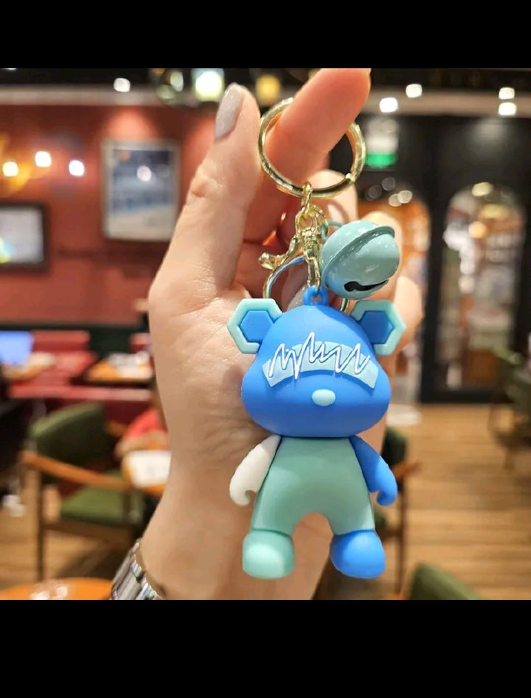 New Cartoon Keychain Keys Creative Rainbow Horse Car Key Ring Charm Women Bag Pendant Keyfob Holder Kids Gifts key holder key chain