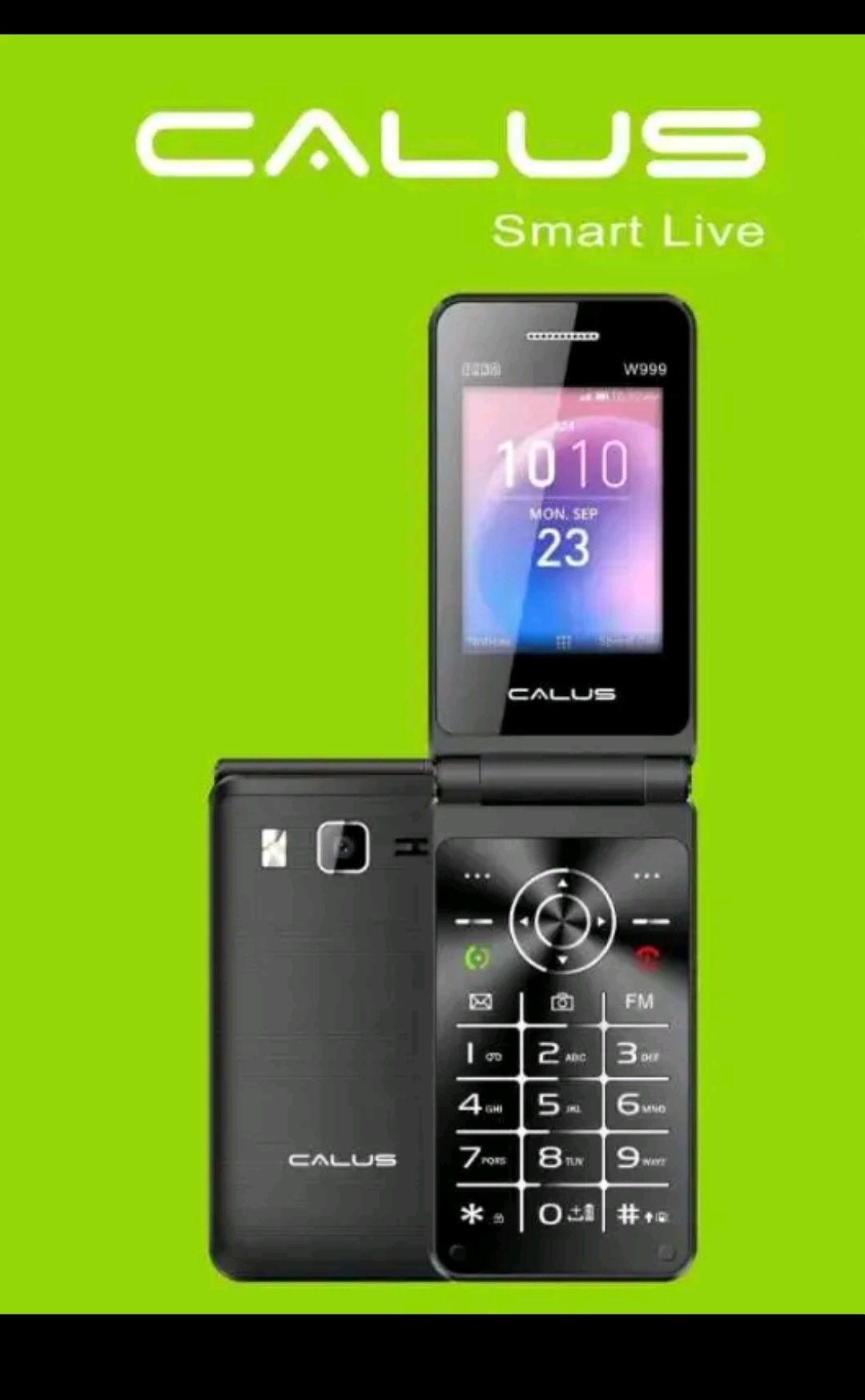 [NEW ARRIVAL]CALUS W999, QUAD SIM(4 SIM CARDS), SUPER SPEAKER, TORCH, LARGE DISPLAY,TYPE C FAST CHARGE,BIG BATTERY 19Cl, FLIP PHONE