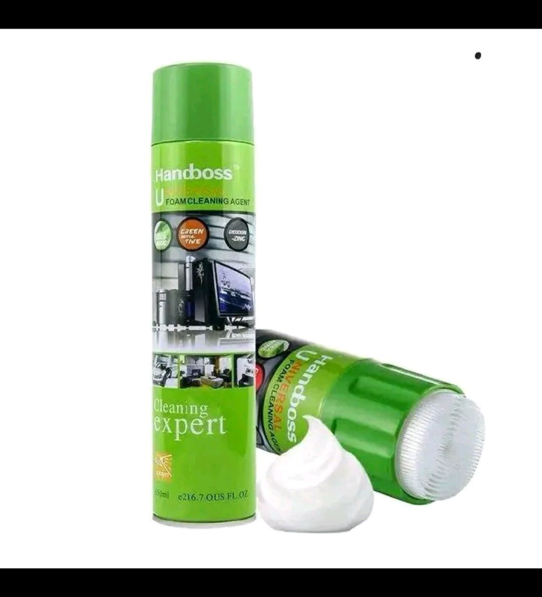 Multipurpose Foam Cleaner, Ideal for Cleaning Laptops, Office Furnture, Car Upholstery, Home Upholstery, Gadgets, Shoes and Metal Equipment