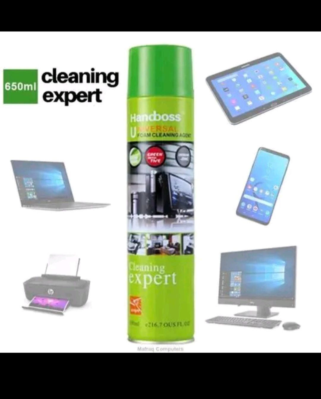Multipurpose Foam Cleaner, Ideal for Cleaning Laptops, Office Furnture, Car Upholstery, Home Upholstery, Gadgets, Shoes and Metal Equipment