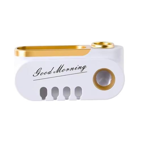 High quality toothbrush holder toothpaste dispenser