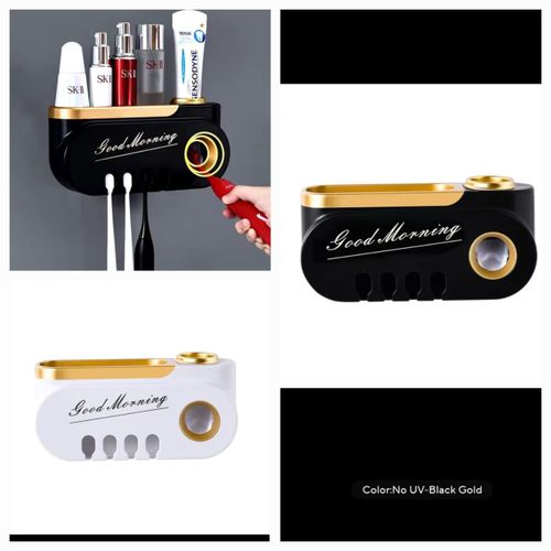 High quality toothbrush holder toothpaste dispenser