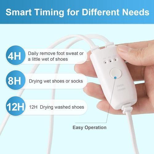 Fast Drying Shoe Dryer For Sneakers, Boots, Socks Gloves Etc With Timer