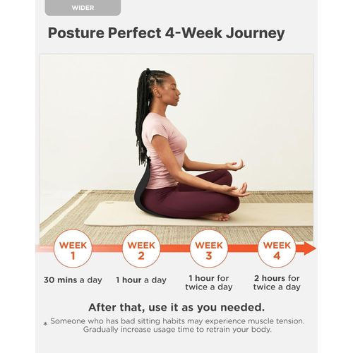 Ergonomic Curble Back Support Chair – Corrective Posture Seating Aid – Portable Lumbar Support for Office, Home & Car – Pressure-Relieving Orthopedic Backrest for Better Spine Alignment