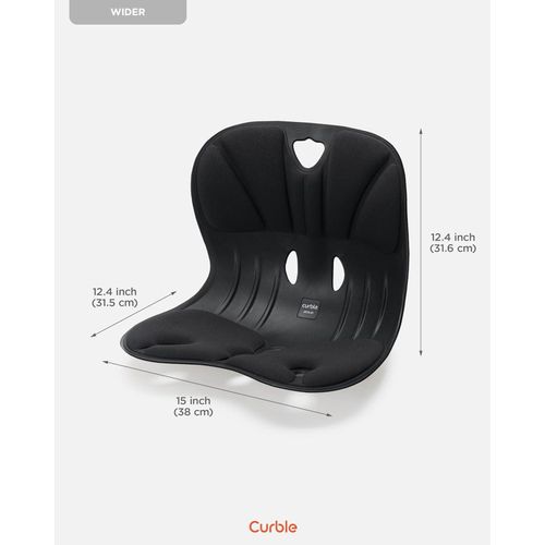 Ergonomic Curble Back Support Chair – Corrective Posture Seating Aid – Portable Lumbar Support for Office, Home & Car – Pressure-Relieving Orthopedic Backrest for Better Spine Alignment