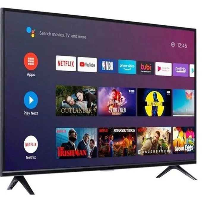 AMTEC 43" inch 43L12S  Smart TV Bluetooth Enabled ,Frameless Television, Netflix,Youtube,App store,Full HD Smart Android TV Built-in WIFI, Inbuilt Decoder 3*HDMI 2*USB Ports
