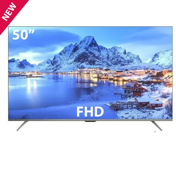 Amtec 50Q6 50" Smart TV Frameless 4K ULTRA HD With Inbuilt Decoder, Netflix, YouTube Black 1.5GB RAM 8GB ROM
