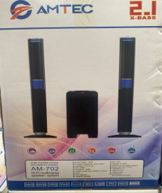 Amtec AM-702 3.1 Channel  X Bass Home Theatre Speaker System 20000W  FM/SD/BT/USB