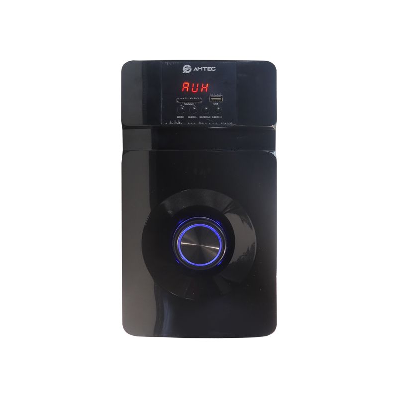 Amtec AM-01 2.1CH Soundbar With 3D Real sound Home Theater System  Extra Bass Sub Woofer Sound System Fm/Bt/Usb/Sd 20000w PMPO