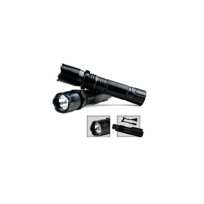 TASER 3-in-1 Rechargeable Self-Defense Stun Gun Torch – Electric Shock Device with Laser Pointer & Flashlight for Security Protection