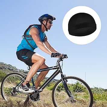 Wave Cap, Silk Stocking Wave Caps for 360 540 720 Waves, Silky Durag for Men, Soft Breathable Stain Caps Skullies Beanies Hats Shower Cap