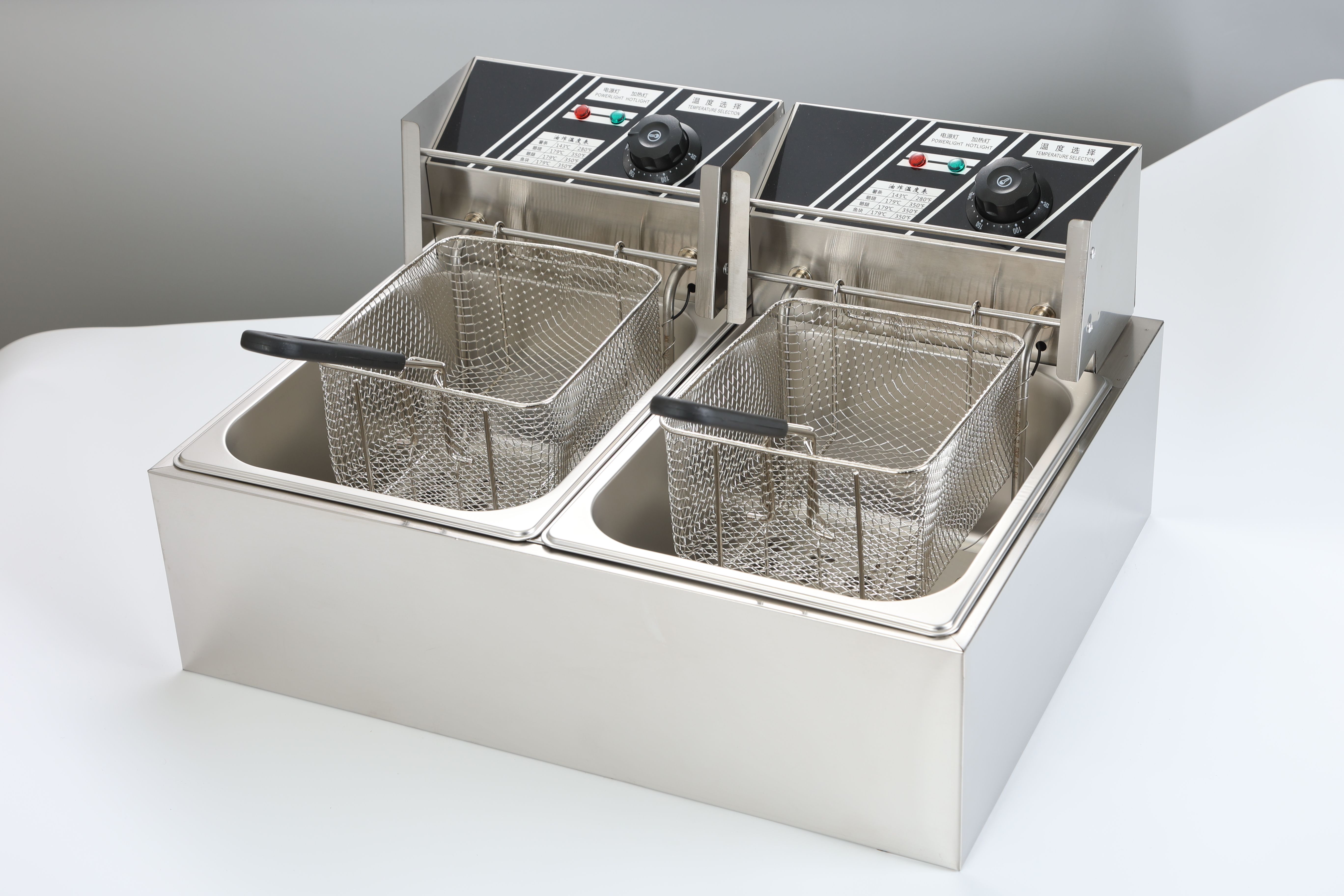 GS-82A 12 Litres Deep Fryer - Silver