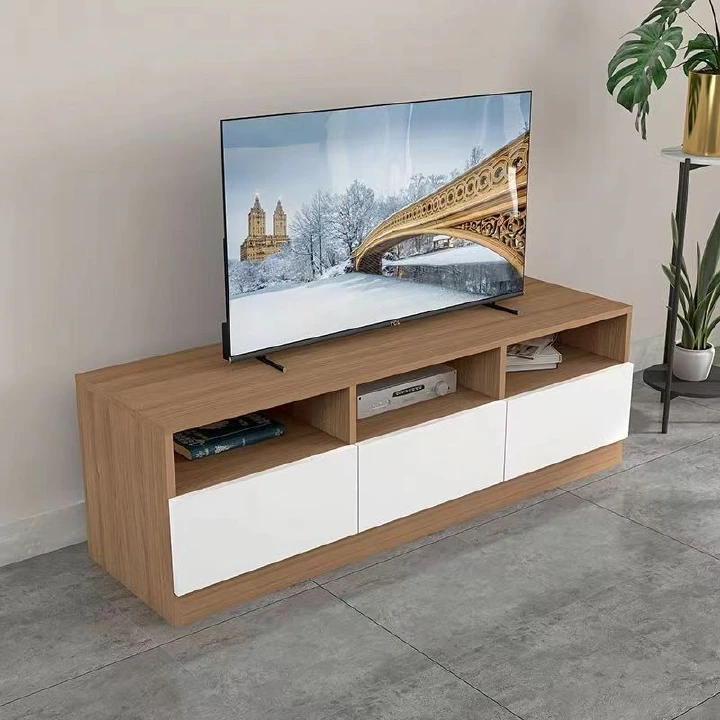 Modern TV STAND High Quality Durable Strong Furniture Living Room TV stand 4ft