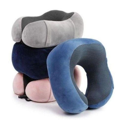 Travel Pillow - Neck Pillow for Traveling, Memory Foam Portable Support Pillow, Comfortable and Lightweight Quick Pack for Camping, Sleeping Rest Cushion.