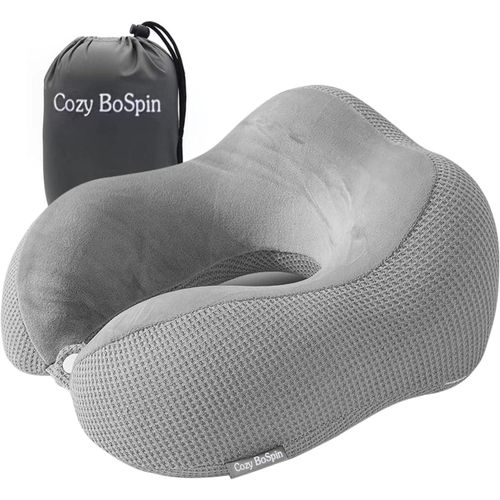 Travel Pillow - Neck Pillow for Traveling, Memory Foam Portable Support Pillow, Comfortable and Lightweight Quick Pack for Camping, Sleeping Rest Cushion.