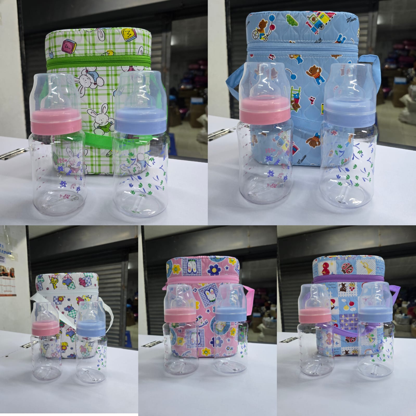 Baby Bottle Warmer + 2 Feeding Bottles (Complete Set)