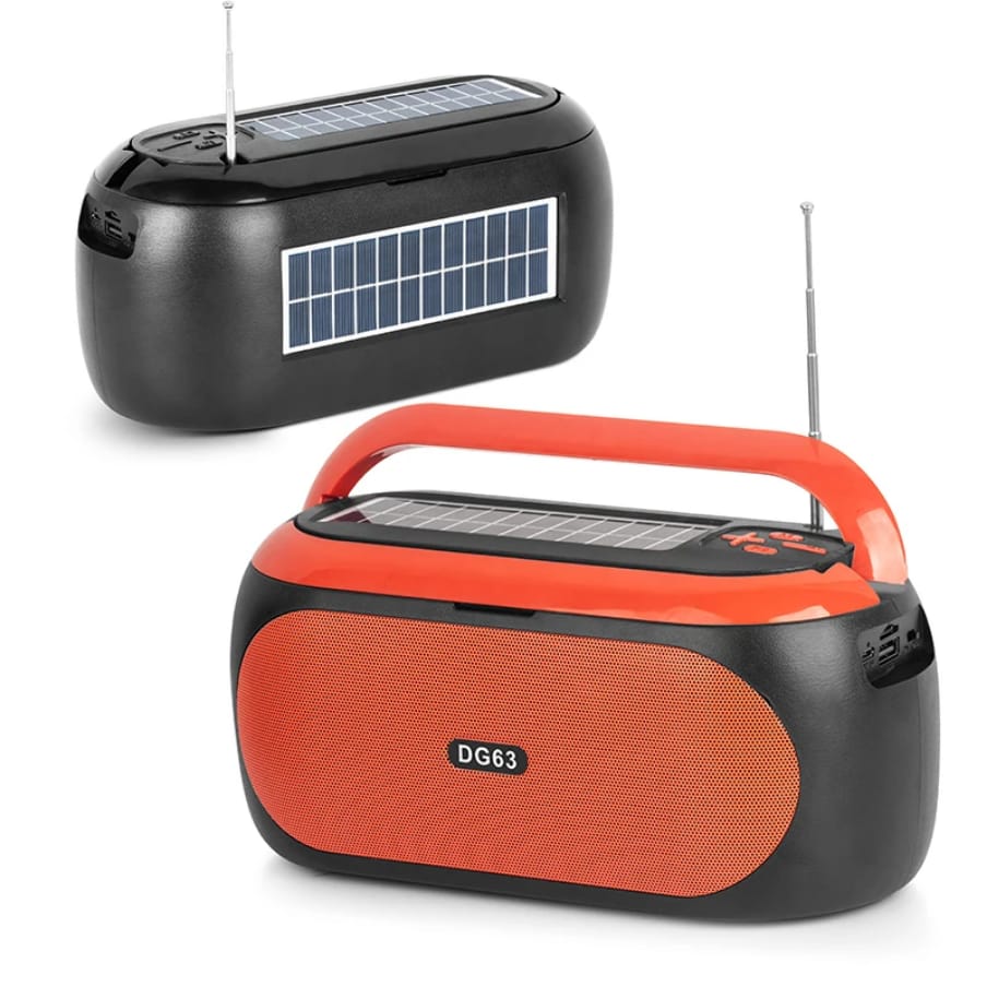 Newtech ST-936 Wireless Solar Bluetooth Speaker & Radio - Portable FM/AM Radio with Bluetooth 5.0, MP3 Playback, Rechargeable Battery, and Loud Clear Sound for Indoor & Outdoor Use