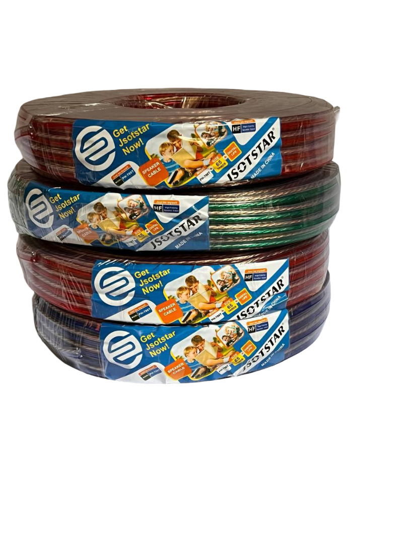 Jsotstar PH800 High Fidelity Speaker Cable – Premium Oxygen-Free Copper (OFC), 2 x 4.0mm², Low-Resistance Audio Cable for Hi-Fi Systems, Home Theaters & Professional Audio