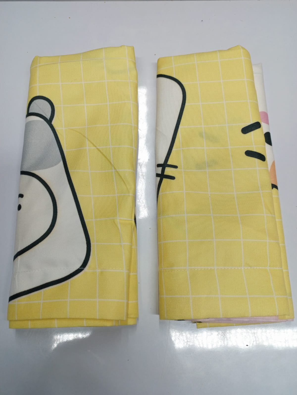 Bed Pillow Cases Set – 1 Pair (2 Pieces) Soft Breathable Cotton Pillow Protectors Standard Size Pillow Covers for Home & Hotel