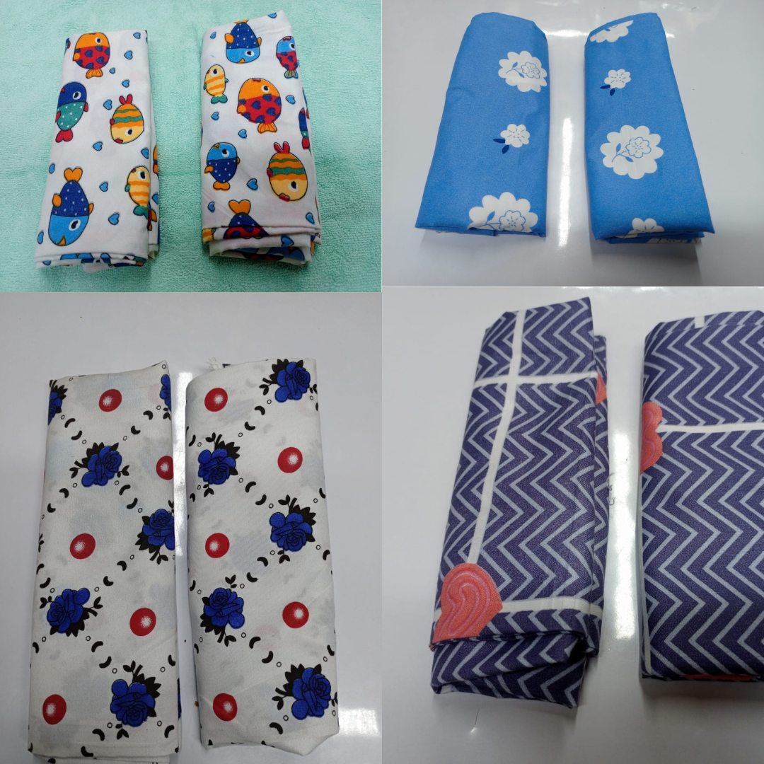 Bed Pillow Cases Set – 1 Pair (2 Pieces) Soft Breathable Cotton Pillow Protectors Standard Size Pillow Covers for Home & Hotel