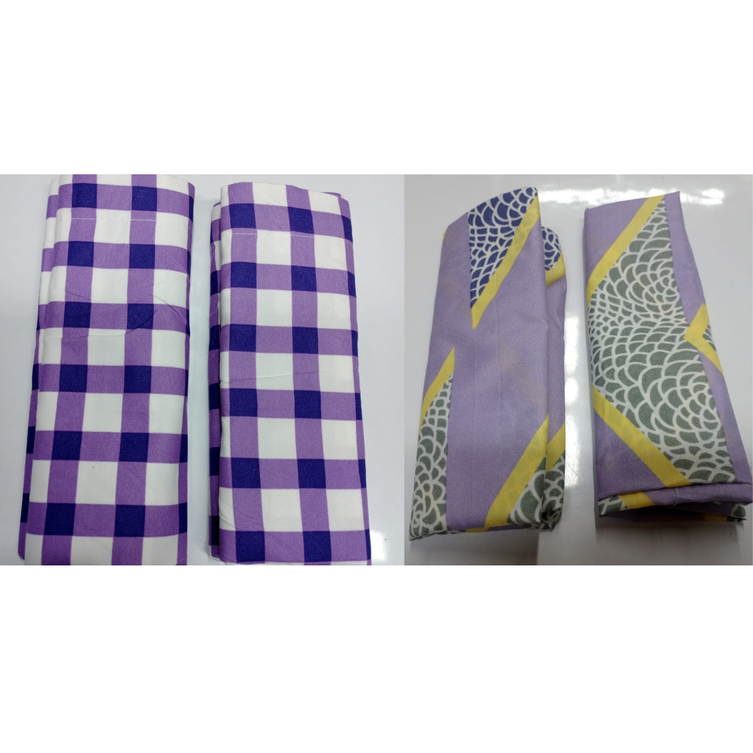 Bed Pillow Cases Set – 1 Pair (2 Pieces) Soft Breathable Cotton Pillow Protectors Standard Size Pillow Covers for Home & Hotel