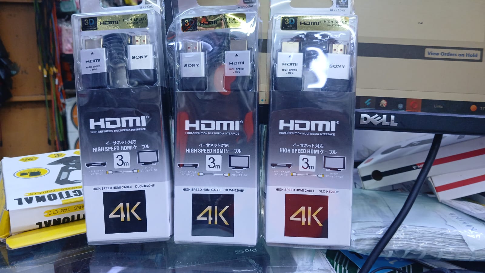 SONY 3M High Speed HDMI Cable – 4K Ultra HD, 3D, Ethernet, ARC Support | Premium Audio Video Cable for TV, Gaming, Streaming & Home Theater