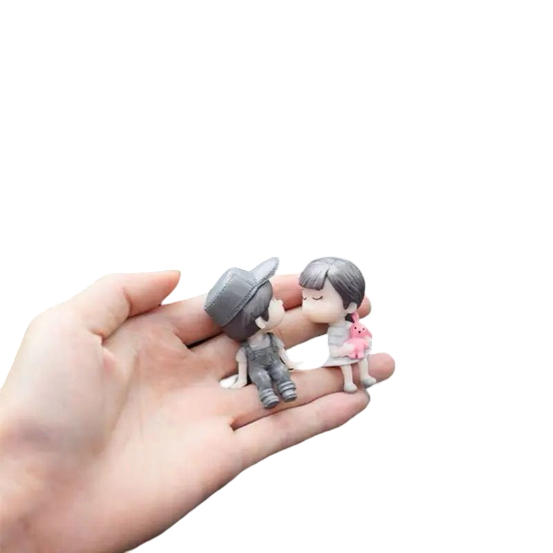 Cute Cartoon Couple Dashboard Decoration – Car Air Vent Clip with Balloon Ornament, Fun Auto Interior Accessories for Personalized Styling & Gift