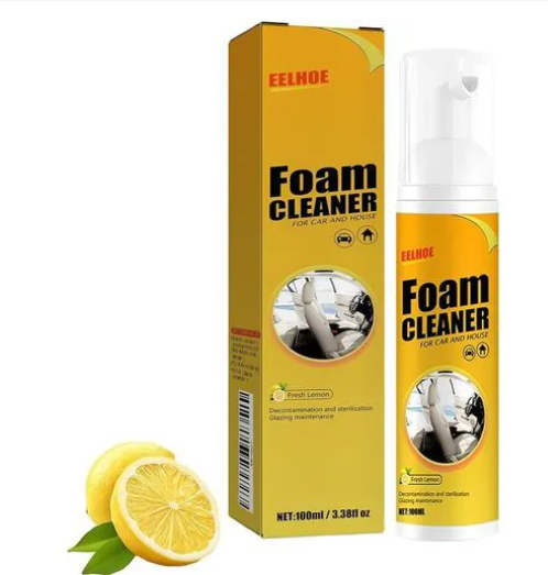 100ml Multipurpose Foam Cleaner – Powerful Cleaning Spray for Cars, Upholstery, Household Surfaces, Stains & Grime, No-Residue Formula