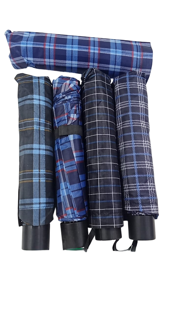 Multi-design umbrella collection – dotted checked striped floral rainbow kids wooden and curved handle styles, compact 3-fold classic and specialty variants for all weather and style preferences