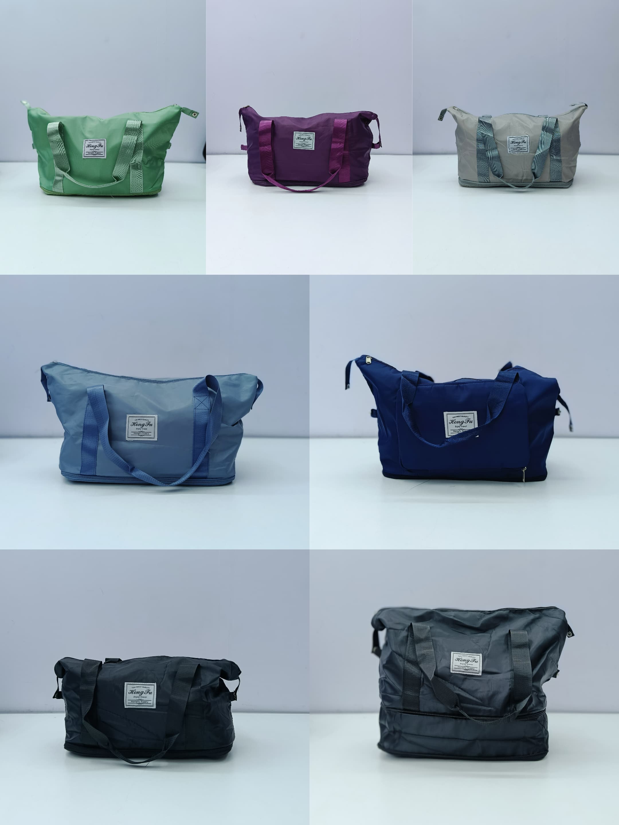 Waterproof Foldable Expandable Travel Bag – Lightweight Oxford Duffel with Expandable Compartment, Multi-Purpose Luggage for Weekend Trips Gym Sports, Trolley Sleeve & Detachable Shoulder Strap