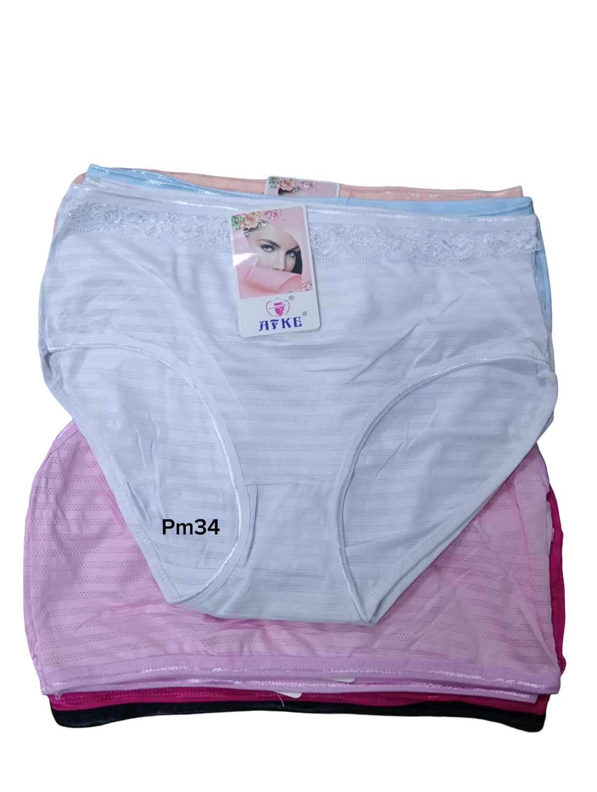 6pcs Women's Lace Trim Panties – Multi-Color Pack, Soft Breathable Hipster Briefs with Stretch Waistband & Double-Layered Gusset