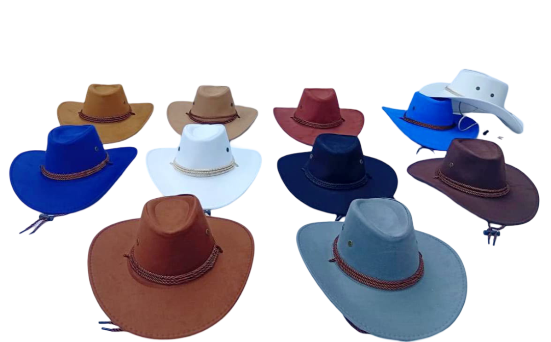 Western Cowboy Hat – Wide Brim, Pinched Crown, for Ranch, Rodeo, Party & Fashion Western-Style Felt or Straw Hat for Men & Women