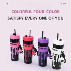 900 ml stylish SEN straw drink water bottle – large capacity BPA-free Tritan reusable bottle vibrant color options for gym sports travel and daily hydration