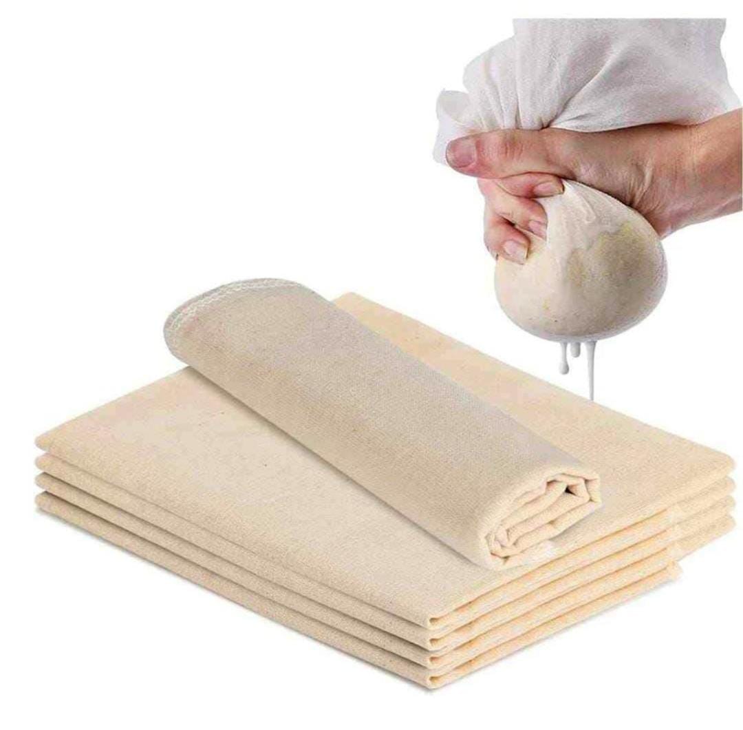 Cheese cloth kitchen aid DIY crafts kit – 60x70cm 100% cotton versatile gauze fabric, reusable straining cloth for cooking and cheese making, soft texture for creative craft projects