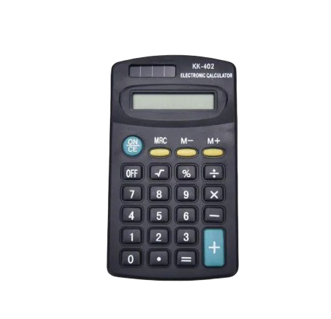 Karuida KK-402 Electronic Calculator – 8-Digit Compact Desktop Calculator with LCD Display, Basic Math Functions & Percentage Key for Office, School & Home Use (Black)
