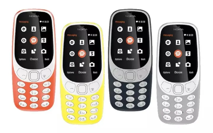 Brand New Nokia 3310 4G 512MB Rom 256MB RAM 1200 mAh BIG BATTERY 2.4" screen display HD Camera 2MP Dual SIM Cards Unlocked Cheap Durable Old Phone Classic Featured phone