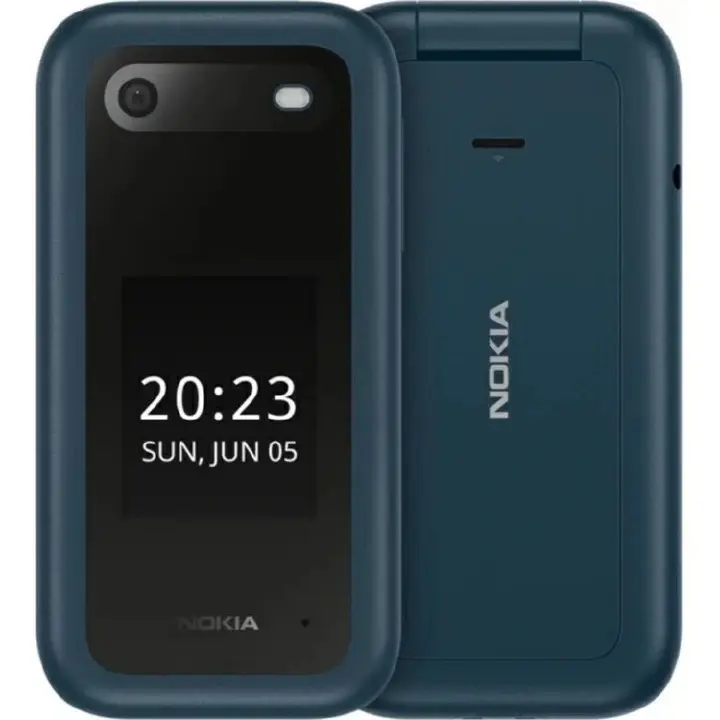 Nokia 2660 Flip Mobile Phone Classic 2.8" IPS LCD SCREEN DISPLAY 128MB +48MB RAM - 4G-Dual SIM- 1450mAh battery capacity Long Battery Life - FEATURE PHONE